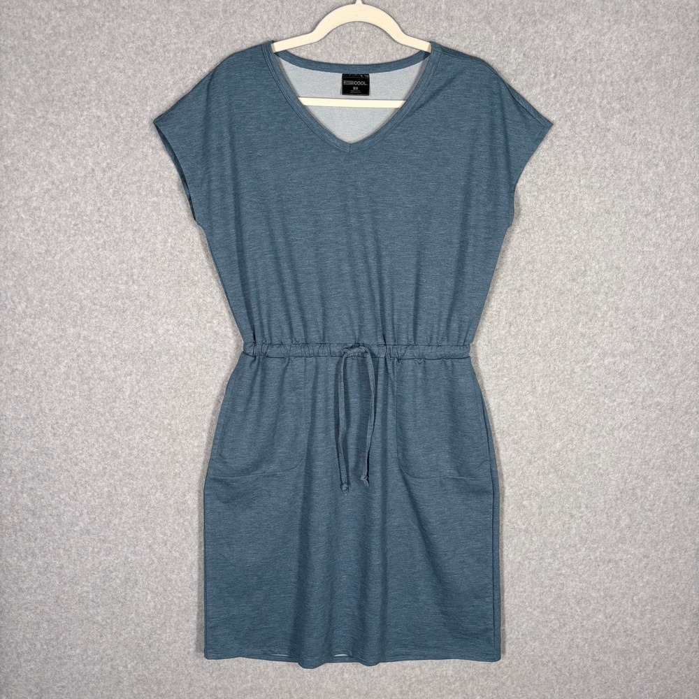 32 Degrees Cool Dress Small‎ Team Drawstring Jersey Knit Comfort Utility Pockets